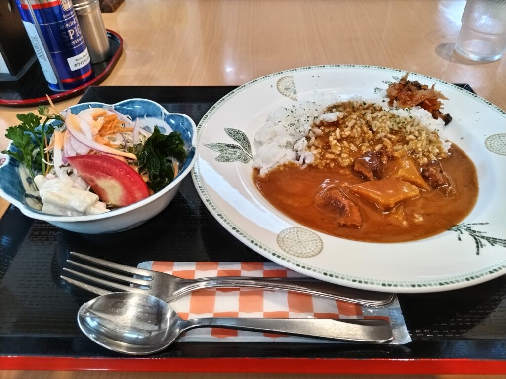 道の駅協和の熊カレー