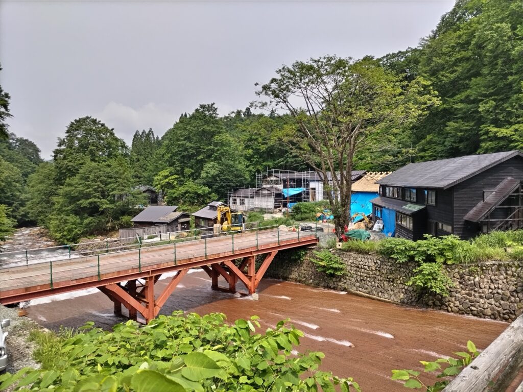 孫六温泉の風景